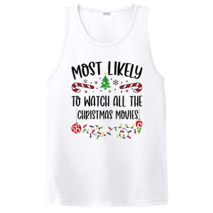 Funny Most Likely To Watch All The Christmas Movies Funny Christmas Family Matc PosiCharge Competitor Tank