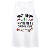 Funny Most Likely To Watch All The Christmas Movies Funny Christmas Family Matc PosiCharge Competitor Tank