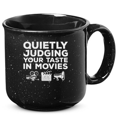Funny Movie Lover Art For Women Movie Critic Film Lovers 15oz Campfire Ceramic Mug
