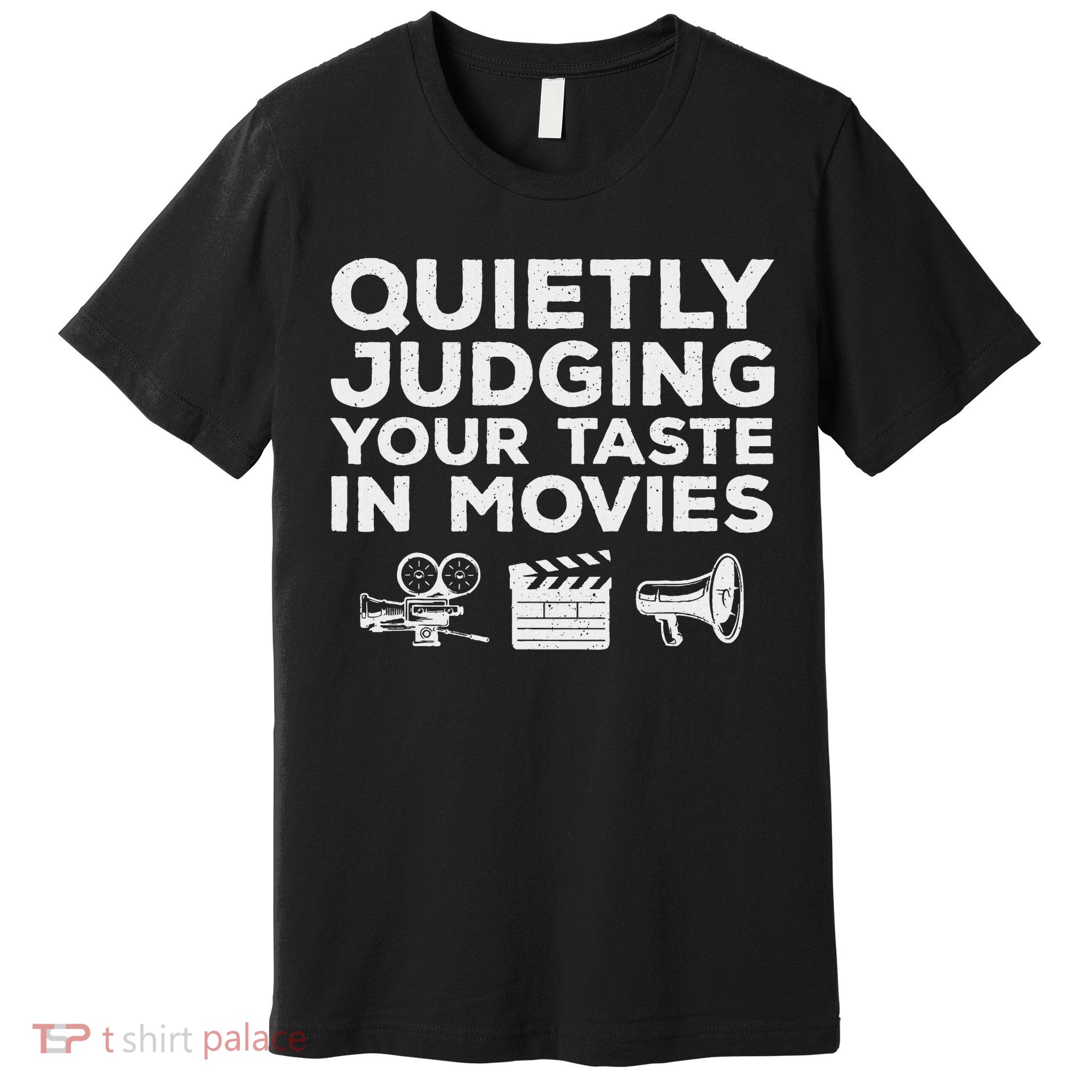 Funny Movie Lover Art For Women Movie Critic Film Lovers Premium T-Shirt