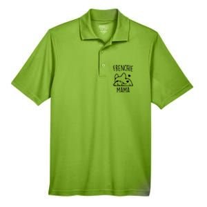 Frenchie Mama Love Men's Origin Performance Pique Polo