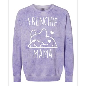 Frenchie Mama Love Colorblast Crewneck Sweatshirt