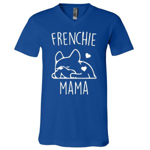 Frenchie Mama Love V-Neck T-Shirt