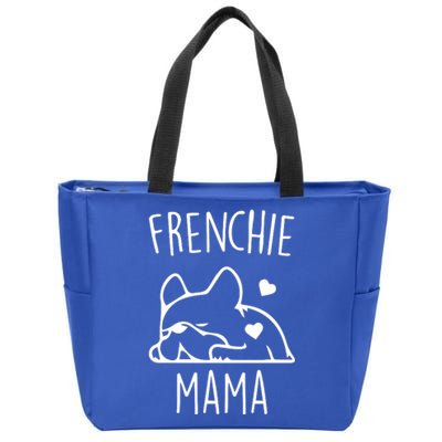 Frenchie Mama Love Zip Tote Bag