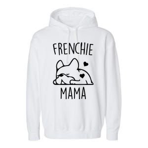 Frenchie Mama Love Garment-Dyed Fleece Hoodie