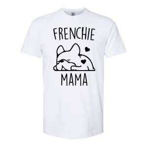 Frenchie Mama Love Softstyle CVC T-Shirt