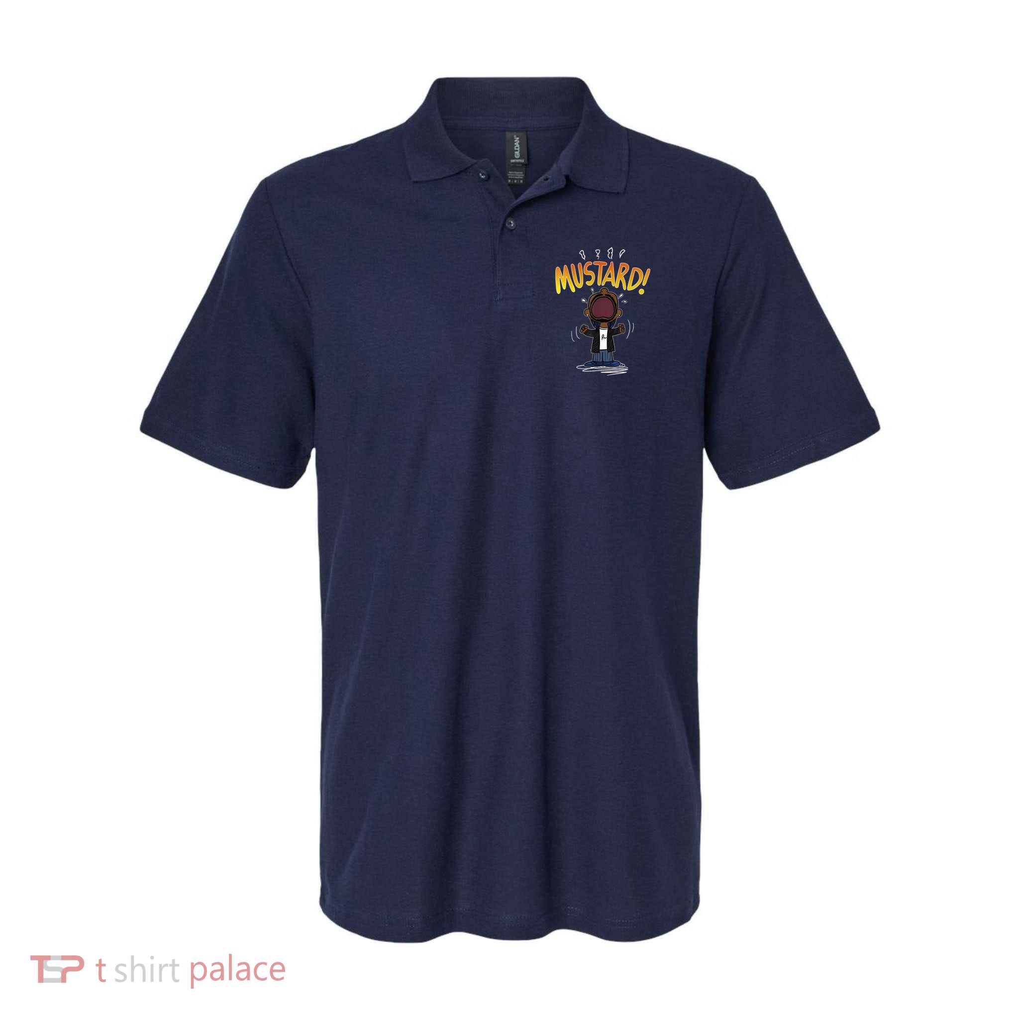 Funny Mustard Lamar Tv Off Parody Softstyle Adult Sport Polo