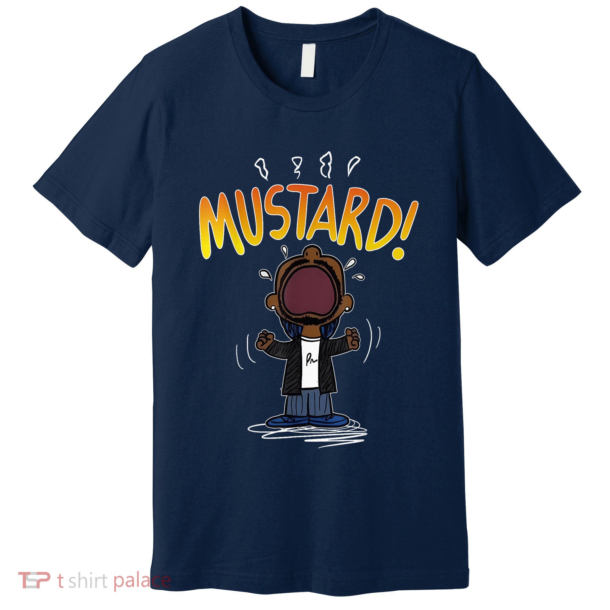 Funny Mustard Lamar Tv Off Parody Premium T-Shirt