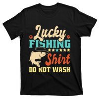 Funny My Lucky Fishing For Dad T-Shirt