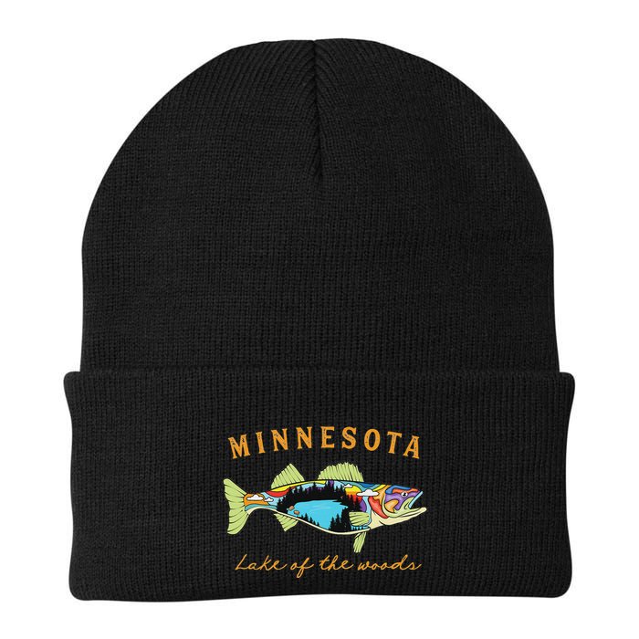 Fisherman Minnesota Lake Of The Woods Fisher Walleye Fishing Beanie