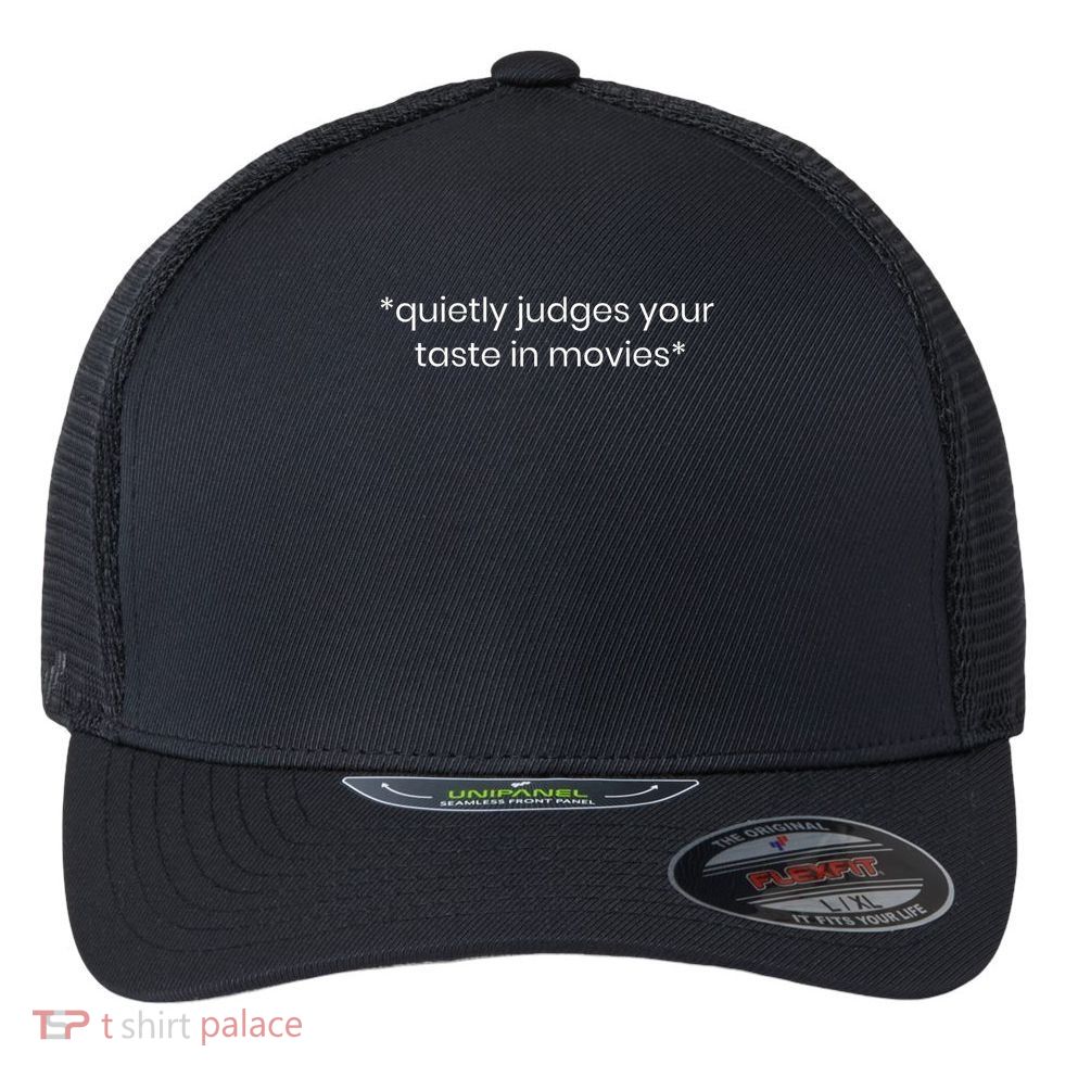 Funny Movie Lover Gifts Film Critic Cinephile Cinema Flexfit Unipanel Trucker Cap