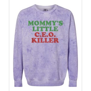 Funny Mommy’S Little Ceo Killer Colorblast Crewneck Sweatshirt