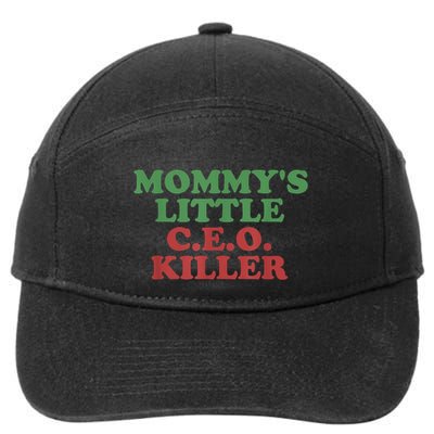 Funny Mommy’S Little Ceo Killer 7-Panel Snapback Hat