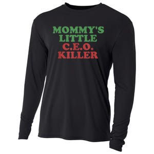 Funny Mommy’S Little Ceo Killer Cooling Performance Long Sleeve Crew