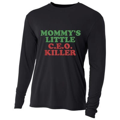 Funny Mommy’S Little Ceo Killer Cooling Performance Long Sleeve Crew