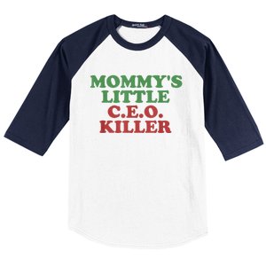 Funny Mommy’S Little Ceo Killer Baseball Sleeve Shirt