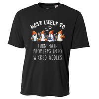 Funny Most Likely To Turn Math Problems Into Wicked Riddles Cooling Performance Crew T-Shirt