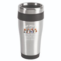 Funny Most Likely To Turn Math Problems Into Wicked Riddles 16oz Travel Tumbler
