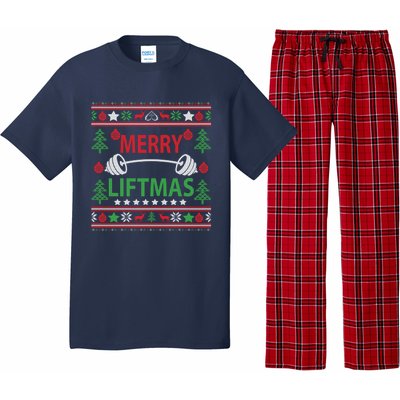 Funny Merry Liftmas Fitness Pajama Set