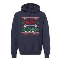 Funny Merry Liftmas Fitness Premium Hoodie