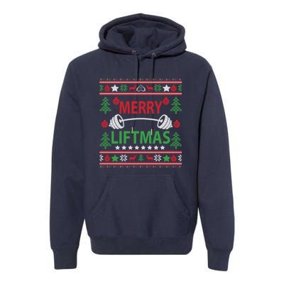 Funny Merry Liftmas Fitness Premium Hoodie