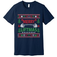 Funny Merry Liftmas Fitness Premium T-Shirt