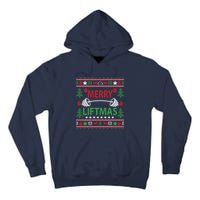 Funny Merry Liftmas Fitness Tall Hoodie