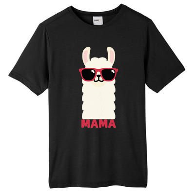 Funny Mama Llama Drama Mama Llama Momma Tall Fusion ChromaSoft Performance T-Shirt