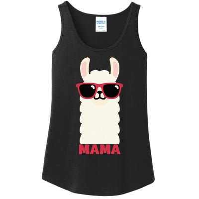 Funny Mama Llama Drama Mama Llama Momma Ladies Essential Tank