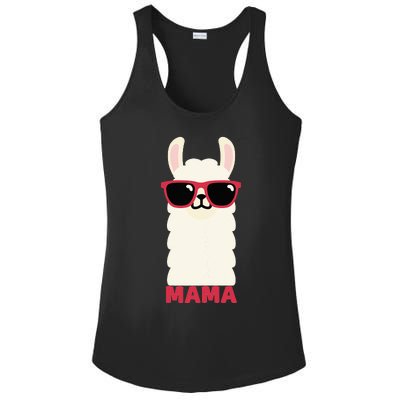 Funny Mama Llama Drama Mama Llama Momma Ladies PosiCharge Competitor Racerback Tank