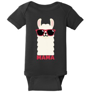 Funny Mama Llama Drama Mama Llama Momma Baby Bodysuit