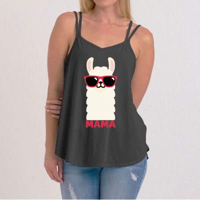 Funny Mama Llama Drama Mama Llama Momma Women's Strappy Tank