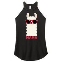 Funny Mama Llama Drama Mama Llama Momma Women's Perfect Tri Rocker Tank