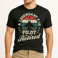 F16 Multirole Legendary Pilot Has Retired Veteran Fighter Gift Cooling Performance Crew T-Shirt