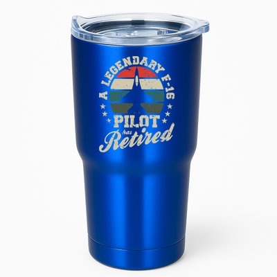 F16 Multirole Legendary Pilot Has Retired Veteran Fighter Gift Tumbler