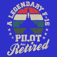 F16 Multirole Legendary Pilot Has Retired Veteran Fighter Gift Short Acrylic Beanie
