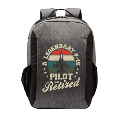 F16 Multirole Legendary Pilot Has Retired Veteran Fighter Gift Vector Backpack