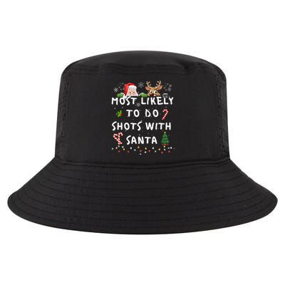 Fun Most Likely To Funny Story Christmas Pajamas Family Cool Comfort Performance Bucket Hat