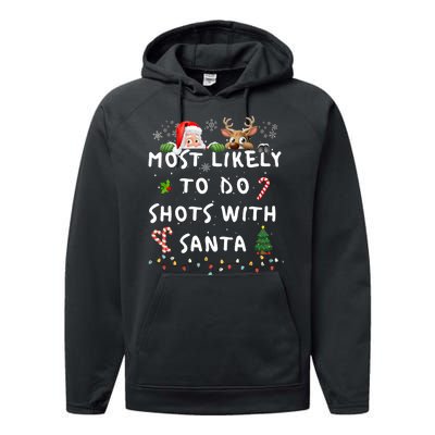 Fun Most Likely To Funny Story Christmas Pajamas Family Performance Fleece Hoodie