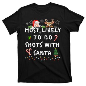 Fun Most Likely To Funny Story Christmas Pajamas Family T-Shirt