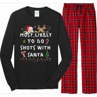 Fun Most Likely To Funny Story Christmas Pajamas Family Long Sleeve Pajama Set