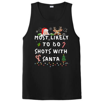 Fun Most Likely To Funny Story Christmas Pajamas Family PosiCharge Competitor Tank