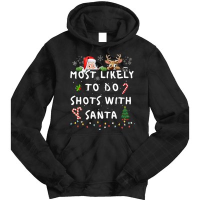 Fun Most Likely To Funny Story Christmas Pajamas Family Tie Dye Hoodie