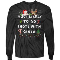 Fun Most Likely To Funny Story Christmas Pajamas Family Tie-Dye Long Sleeve Shirt