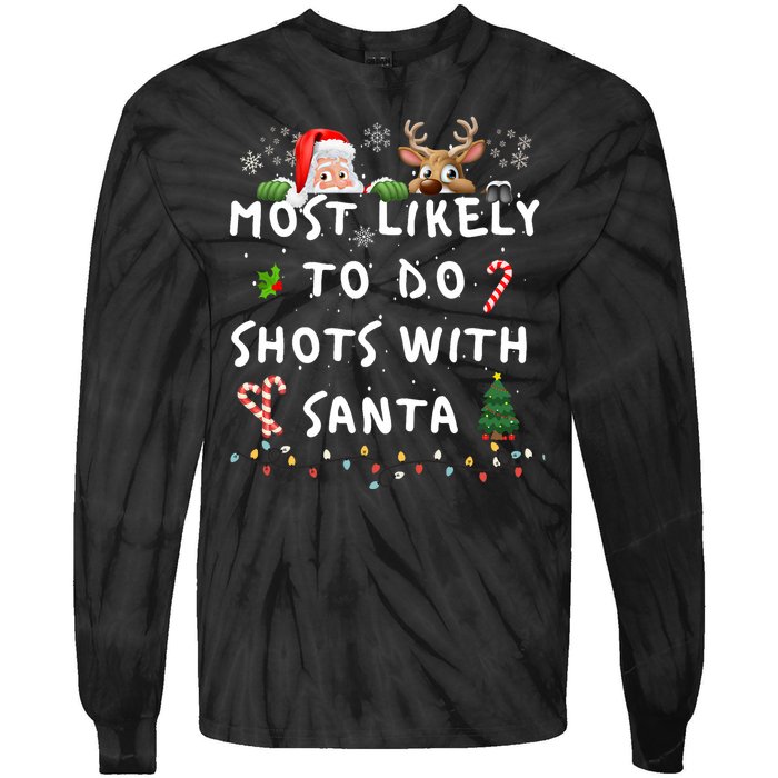 Fun Most Likely To Funny Story Christmas Pajamas Family Tie-Dye Long Sleeve Shirt