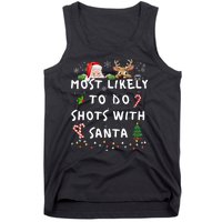 Fun Most Likely To Funny Story Christmas Pajamas Family Tank Top