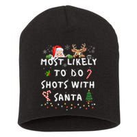 Fun Most Likely To Funny Story Christmas Pajamas Family Short Acrylic Beanie