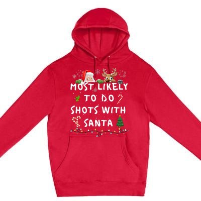 Fun Most Likely To Funny Story Christmas Pajamas Family Premium Pullover Hoodie