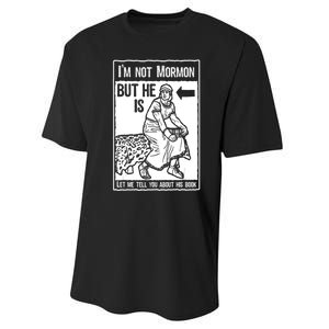 Funny Mormon Lds Book Of Mormon Missionary Performance Sprint T-Shirt