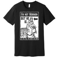 Funny Mormon Lds Book Of Mormon Missionary Premium T-Shirt